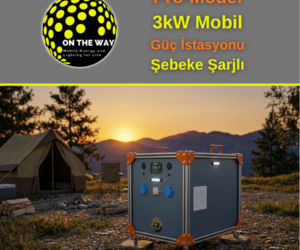 OTW Pro-Model 3000W Mobil Güç İstasyonu | LiFePo4 Bataryalı Şebeke Şarjlı
